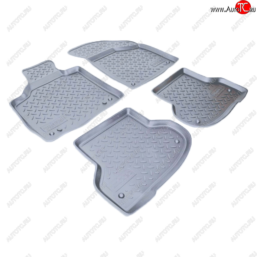 3 369 р. Коврики салона Norplast Unidec  Audi A3 ( 8P1 хэтчбэк 3 дв.,  8PA хэтчбэк 5 дв.) (2008-2013) 2-ой рестайлинг, 3 рестайлинг, 3-ий рестайлинг (Цвет: серый)  с доставкой в г. Керчь