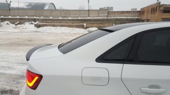 3 399 р. Лип спойлер АВТОКРАТ  Audi A3  8VS седан (2012-2016) дорестайлинг (Неокрашенный)  с доставкой в г. Керчь. Увеличить фотографию 6