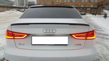 3 399 р. Лип спойлер АВТОКРАТ  Audi A3  8VS седан (2012-2016) дорестайлинг (Неокрашенный)  с доставкой в г. Керчь. Увеличить фотографию 7