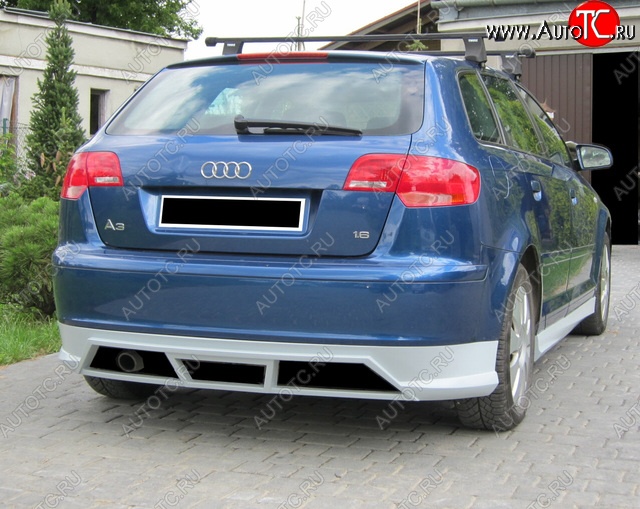 17 899 р. Накладка на задний бампер CSR Audi A3 8PA хэтчбэк 5 дв. дорестайлинг (2003-2005)  с доставкой в г. Керчь