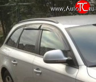 999 р. Комплект дефлекторов окон (ветровиков) 4 шт. Avant Russtal Audi A4 B8 дорестайлинг, универсал (2007-2011)  с доставкой в г. Керчь