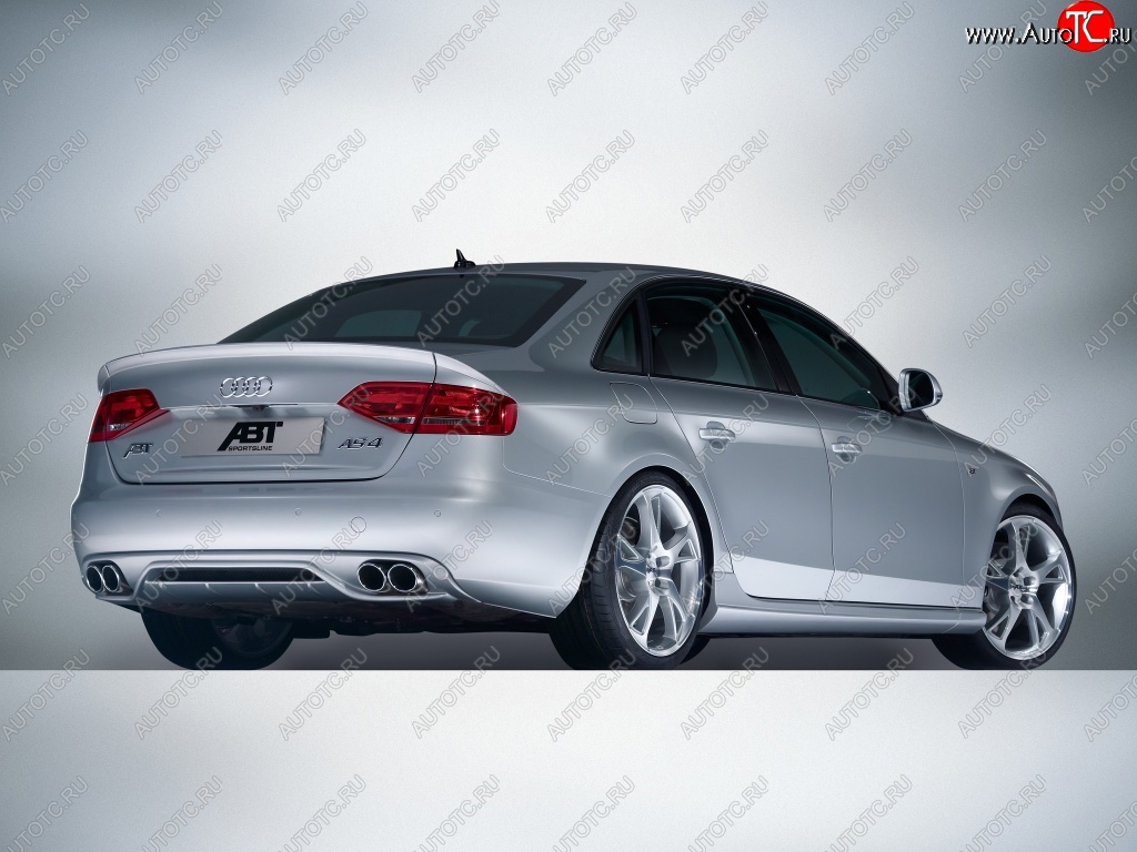 19 899 р. Накладка на задний бампер ABT Audi A4 B8 дорестайлинг, седан (2007-2011)  с доставкой в г. Керчь