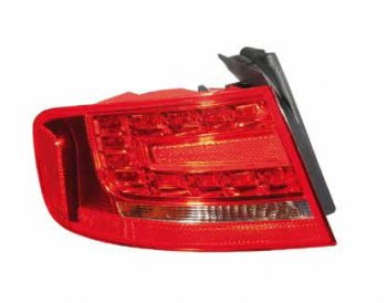 1 999 р. Левый задний фонарь SAT (диодный)  Audi A4  B8 (2007-2011) дорестайлинг, седан  с доставкой в г. Керчь. Увеличить фотографию 2