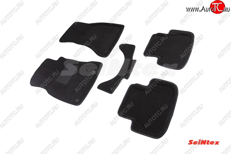 7 649 р. Комплект 3D ковриков в салон Seintex  Audi A4  B8 (2007-2015) дорестайлинг, седан, дорестайлинг, универсал, рестайлинг, седан (Серый)  с доставкой в г. Керчь