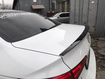 3 399 р. Лип спойлер АВТОКРАТ  Audi A4  B9 (2016-2020) дорестайлинг,седан (Неокрашенный)  с доставкой в г. Керчь. Увеличить фотографию 3