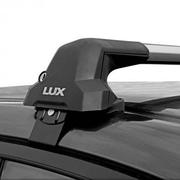16 889 р. Багажник в сборе в обхват дверного проема LUX CITY  Audi A4  B9 (2016-2020) дорестайлинг,седан (черные дуги, длина 105 см)  с доставкой в г. Керчь. Увеличить фотографию 3