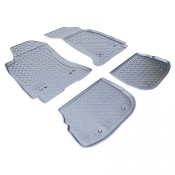 Коврики салона Norplast Unidec Audi A4 ( B5 8D2 седан,  B5 8D5 универсал) (1994-2001) дорестайлинг, 1-ый рестайлинг, 2-ой рестайлинг (Цвет: серый)