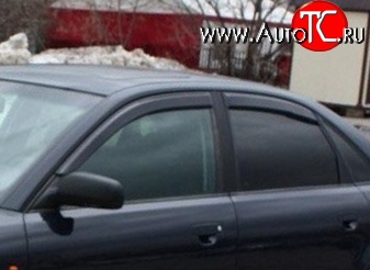 999 р. Комплект дефлекторов окон (ветровиков) 4 шт. (седан) Russtal Audi A4 B7 седан (2004-2008)  с доставкой в г. Керчь