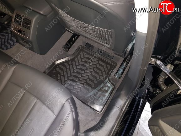 3 069 р. Комплект ковриков в салон Aileron 3D (с подпятником)  Audi A5  F5 (2016-2020) дорестайлинг, купе, дорестайлинг, лифтбэк  с доставкой в г. Керчь