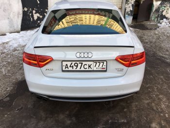 3 299 р. Лип спойлер АВТОКРАТ  Audi A5  8T (2007-2011) дорестайлинг, лифтбэк (Неокрашенный)  с доставкой в г. Керчь. Увеличить фотографию 2