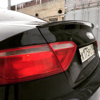 3 299 р. Лип спойлер АВТОКРАТ  Audi A5  8T (2007-2011) дорестайлинг, лифтбэк (Неокрашенный)  с доставкой в г. Керчь. Увеличить фотографию 3