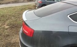 3 999 р. Лип спойлер CT Audi A5 8T дорестайлинг, лифтбэк (2007-2011) (Неокрашенный)  с доставкой в г. Керчь. Увеличить фотографию 3