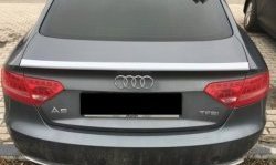 3 999 р. Лип спойлер CT Audi A5 8T дорестайлинг, лифтбэк (2007-2011) (Неокрашенный)  с доставкой в г. Керчь. Увеличить фотографию 4
