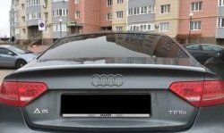 3 999 р. Лип спойлер CT Audi A5 8T дорестайлинг, лифтбэк (2007-2011) (Неокрашенный)  с доставкой в г. Керчь. Увеличить фотографию 5