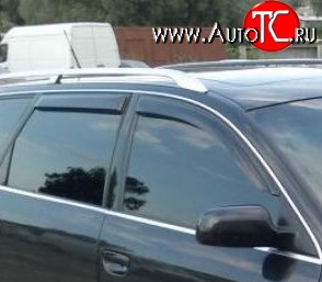 999 р. Комплект дефлекторов окон (ветровиков) 4 шт. Avant Russtal Audi A6 C5 дорестайлинг, седан (1997-2001)  с доставкой в г. Керчь