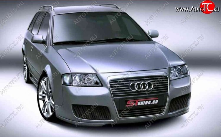 25 899 р. Передний бампер Rieger Audi A6 C5 дорестайлинг, седан (1997-2001)  с доставкой в г. Керчь