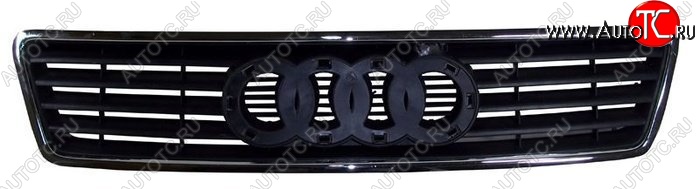 5 849 р. Решетка радиатора SAT (с хромом)  Audi A6  C5 (1997-2001) дорестайлинг, седан (Неокрашенная)  с доставкой в г. Керчь