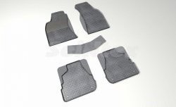 Износостойкие коврики в салон с рисунком Сетка SeiNtex Premium 4 шт. (резина) Audi A6  C5 (1997-2001) дорестайлинг, седан