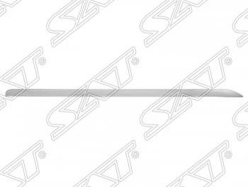 Левый молдинг на передний бампер SAT (хром) Audi A6  C6 (2008-2010) рестайлинг, седан, рестайлинг, универсал