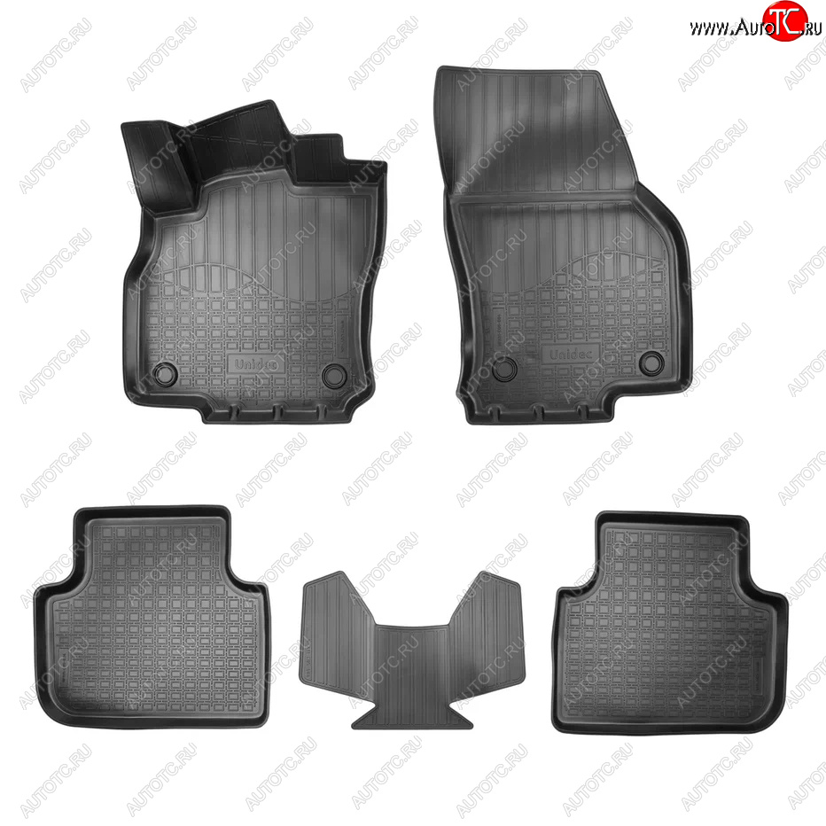 2 999 р. Коврики салона Norplast Unidec Audi Q3 F3 (2018-2022) (Черный)  с доставкой в г. Керчь