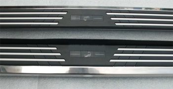 Комплект подножек Winbo Серия Fuga (без кронштейнов) Audi Q3 (8U), CITROEN C4 aircross, Ford C4 aircross, Great Wall Hover H3, Hover H5, Hover H6, Hyundai Tucson (JM,  LM,  TL), KIA Sportage (1 JA,  2 JE,KM,  3 SL,  4 QL), Land Rover Range Rover Evoque (1 L538), Mazda CX-5 (KE,  KF), CX-9 (TB,  TC), Mitsubishi ASX, Outlander (CU,  XL,  GF), Pajero Sport (PA,  PB,  QE,  QF), Nissan Qashqai (1,  2), Qashqai +2 (1), Peugeot 4008, Toyota Highlander (XU20,  XU40,  XU50), Kluger (XU20)