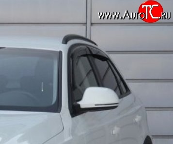 999 р. Комплект дефлекторов окон (ветровиков) 4 шт. Russtal Audi Q3 8U дорестайлинг (2011-2015)  с доставкой в г. Керчь