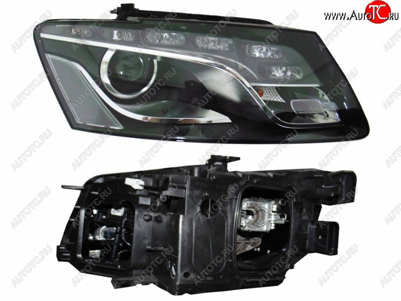 153 899 р. Правая фара (под ксенон / диод) SAT Audi Q5 8R дорестайлинг (2008-2012)  с доставкой в г. Керчь