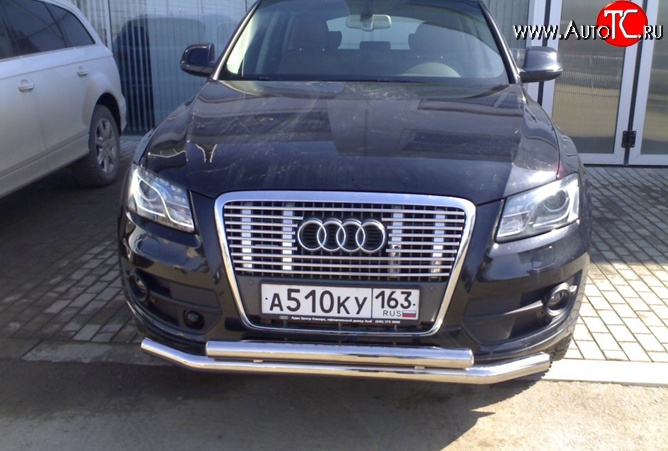 8 799 р. Металлическая решётка радиатора Металл Дизайн  Audi Q5  8R (2008-2012) дорестайлинг (Неокрашенная)  с доставкой в г. Керчь