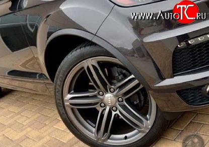 17 299 р. Накладки на колёсные арки Slim Arch Audi Q7 4L дорестайлинг (2005-2009) (Неокрашенные)  с доставкой в г. Керчь