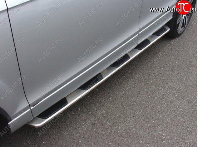 48 499 р. Пороги CT Audi Q7 4L рестайлинг (2009-2015)  с доставкой в г. Керчь