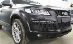 1 479 р. Реснички на фары CT Audi Q7 4L рестайлинг (2009-2015) (Неокрашенные)  с доставкой в г. Керчь. Увеличить фотографию 3