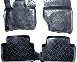 Комплект ковриков в салон Aileron 4 шт. (полиуретан) Audi Q7  4L (2005-2009) дорестайлинг