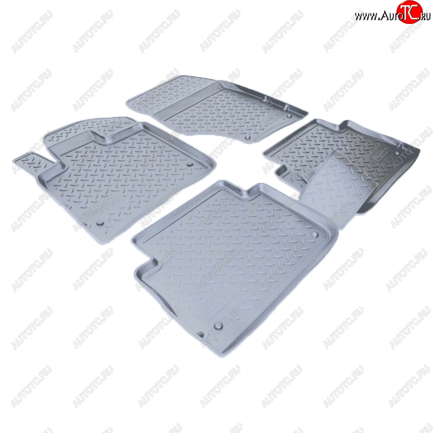 3 799 р. Коврики салона Norplast Unidec  Audi Q7  4L (2005-2009) дорестайлинг (Цвет: серый)  с доставкой в г. Керчь