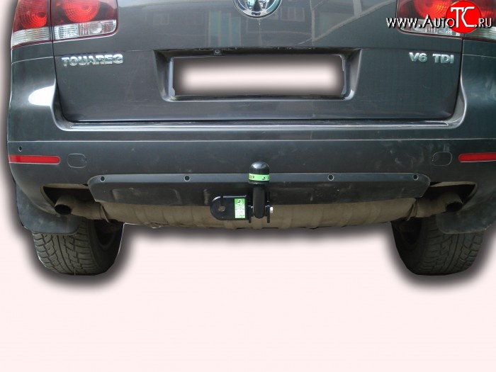 7 499 р. Фаркоп Лидер Плюс  Audi Q7  4L (2005-2009), Volkswagen Touareg  1 GP (2002-2007) (Без электропакета)  с доставкой в г. Керчь