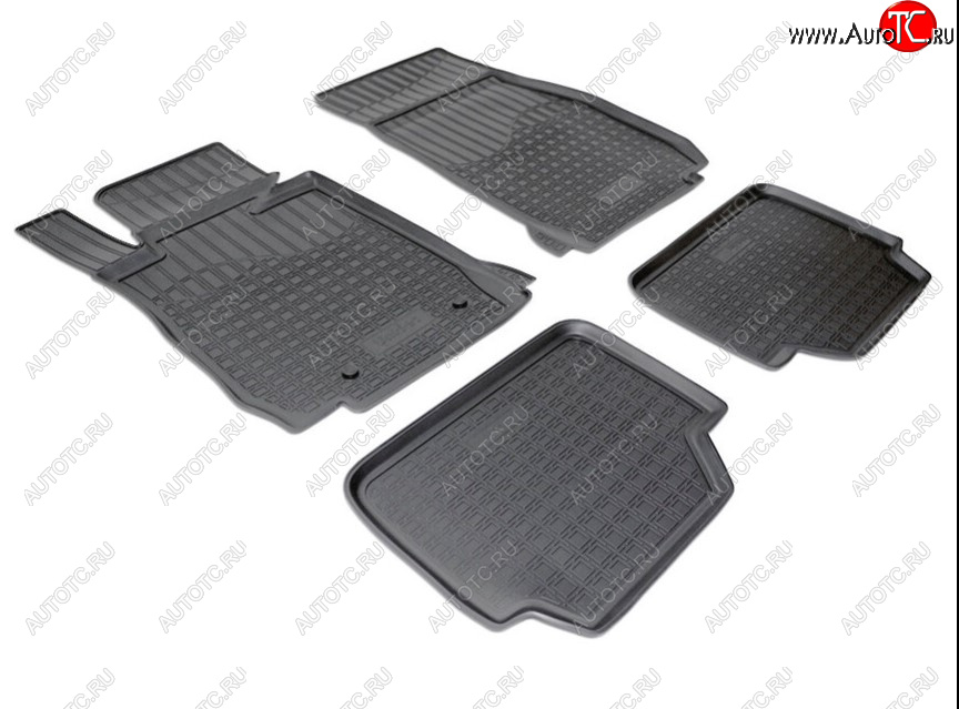 2 699 р. Коврики салонные для BMW 1 (F20,F21) (2011)  BMW 1 серия ( F21,  F20) (2011-2020) хэтчбэк 3 дв. дорестайлинг, хэтчбэк 5 дв. дорестайлинг, хэтчбэк 3 дв. 1-ый рестайлинг, хэтчбэк 3 дв. 2-ой рестайлинг, хэтчбэк 5 дв. 2-ой рестайлинг (Цвет: черный)  с доставкой в г. Керчь