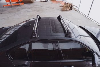 14 499 р. Багажник на крышу TURTLE Air3 Premium (в штатные места с резьбовым соединением) BMW 3 серия E30 седан (1982-1991) (серебро)  с доставкой в г. Керчь. Увеличить фотографию 4