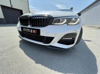 12 299 р. Сплиттер переднего М-бампера М-Perfomance  BMW 3 серия  G20 (2018-2022) седан (цвет: черный глянец)  с доставкой в г. Керчь. Увеличить фотографию 14