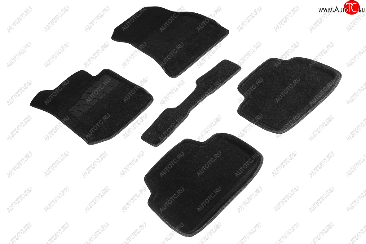 5 699 р. Коврики в салон SEINTEX 3D ВОРС (комплект, 4WD) BMW 3 серия G20 седан (2018-2022) (Цвет: черный)  с доставкой в г. Керчь