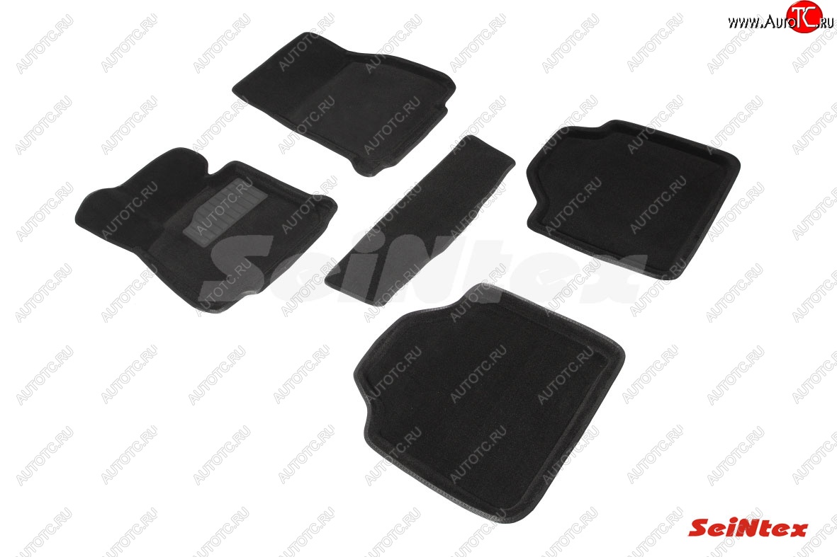 5 699 р. Комплект ворсовых 3D ковриков в салон Seintex  BMW 3 серия  F34 (2012-2016) Grand Turismo лифтбэк дорестайлинг  с доставкой в г. Керчь