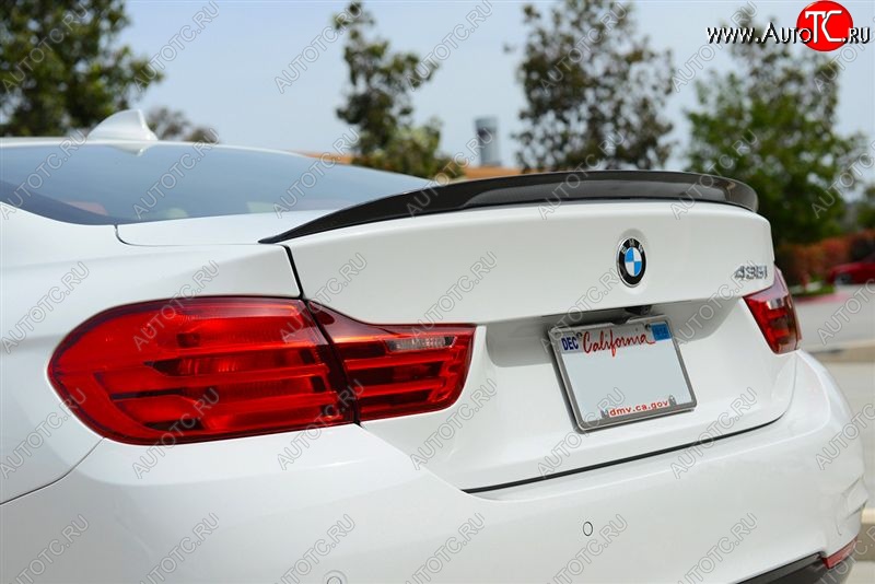 4 149 р. Спойлер багажника Performance BMW 4 серия F32 купе рестайлинг (2017-2020) (Неокрашенный)  с доставкой в г. Керчь