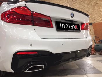 7 999 р. Спойлер багажника M-Performance BMW 5 серия G30 дорестайлинг, седан (2016-2020) (черный глянцевый)  с доставкой в г. Керчь. Увеличить фотографию 2