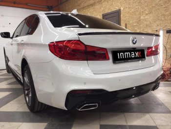 7 999 р. Спойлер багажника M-Performance BMW 5 серия G30 дорестайлинг, седан (2016-2020) (черный глянцевый)  с доставкой в г. Керчь. Увеличить фотографию 4
