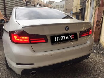 7 999 р. Спойлер багажника M-Performance BMW 5 серия G30 дорестайлинг, седан (2016-2020) (черный глянцевый)  с доставкой в г. Керчь. Увеличить фотографию 6