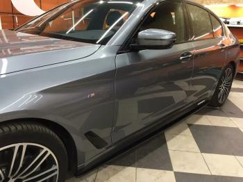 10 999 р. Пластиковые накладки M-порогов BMW 5 серия G30 дорестайлинг, седан (2016-2020)  с доставкой в г. Керчь. Увеличить фотографию 5