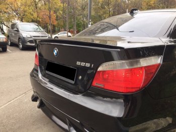 2 799 р. Лип спойлер АВТОКРАТ  BMW 5 серия  E60 (2003-2007) седан дорестайлинг (Неокрашенный)  с доставкой в г. Керчь. Увеличить фотографию 3