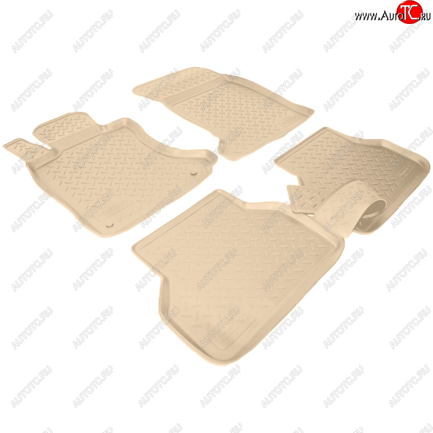 3 899 р. Коврики салона Norplast Unidec  BMW 5 серия ( E60,  E61) (2003-2007) седан дорестайлинг, универсал дорестайлинг (Цвет: бежевый)  с доставкой в г. Керчь