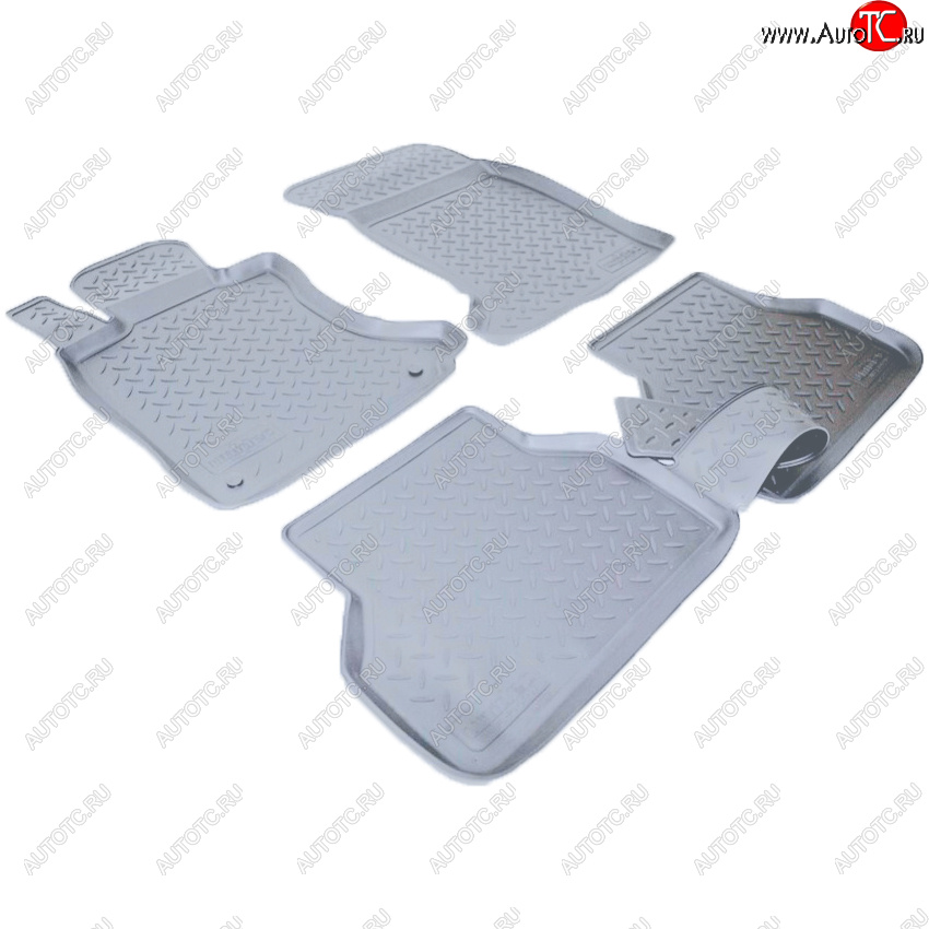 3 899 р. Коврики салона Norplast Unidec  BMW 5 серия ( E60,  E61) (2003-2007) седан дорестайлинг, универсал дорестайлинг (Цвет: серый)  с доставкой в г. Керчь