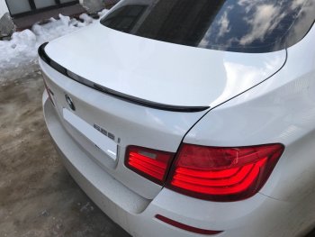 3 399 р. Лип спойлер PRO АВТОКРАТ  BMW 5 серия ( F11,  F10) (2009-2013) дорестайлинг, универсал, седан дорестайлинг (Неокрашенный)  с доставкой в г. Керчь. Увеличить фотографию 3