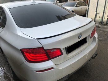 3 399 р. Лип спойлер PRO АВТОКРАТ  BMW 5 серия ( F11,  F10) (2009-2013) дорестайлинг, универсал, седан дорестайлинг (Неокрашенный)  с доставкой в г. Керчь. Увеличить фотографию 4