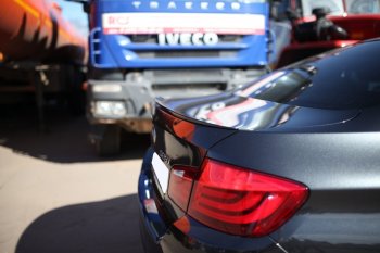 3 399 р. Лип спойлер PRO АВТОКРАТ  BMW 5 серия ( F11,  F10) (2009-2013) дорестайлинг, универсал, седан дорестайлинг (Неокрашенный)  с доставкой в г. Керчь. Увеличить фотографию 5